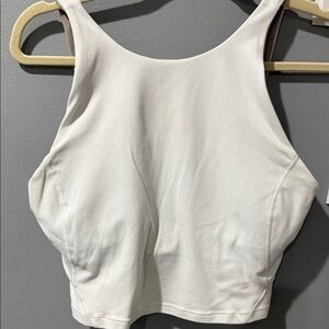 lululemon athletica Cream Tank Top bra attached